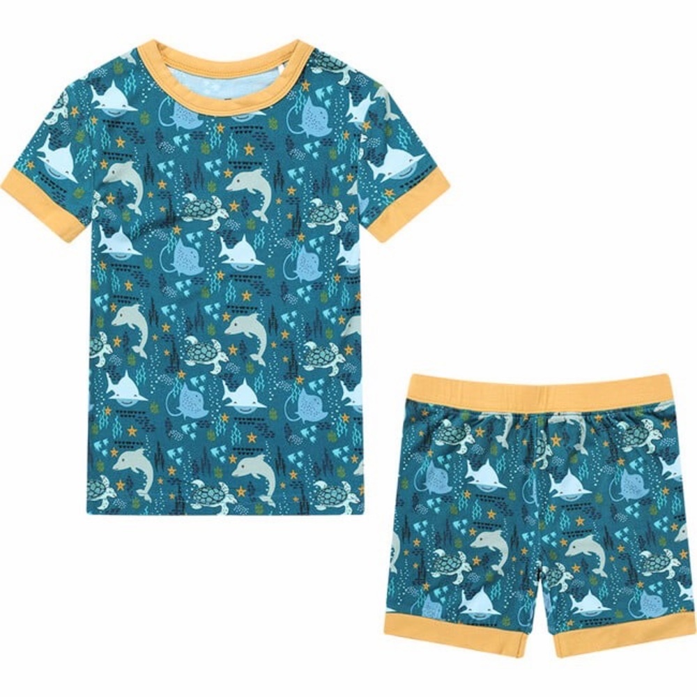Emerson and Friends Ocean Friends Bamboo Pajama Set